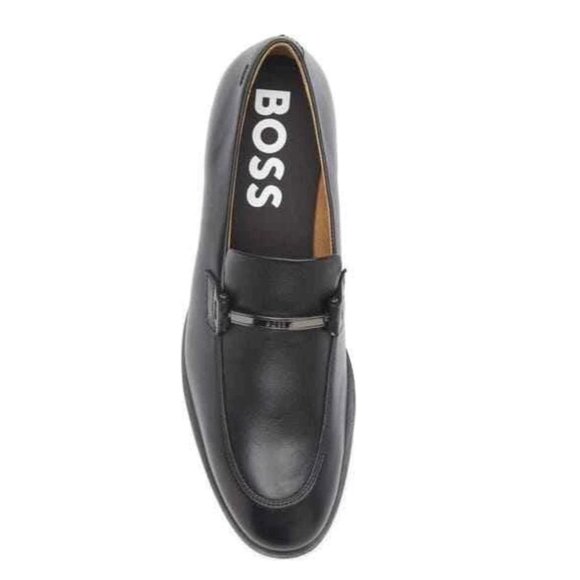 New Boss Men\'s Colby Slip-on Bit Loafers - Black main image 4